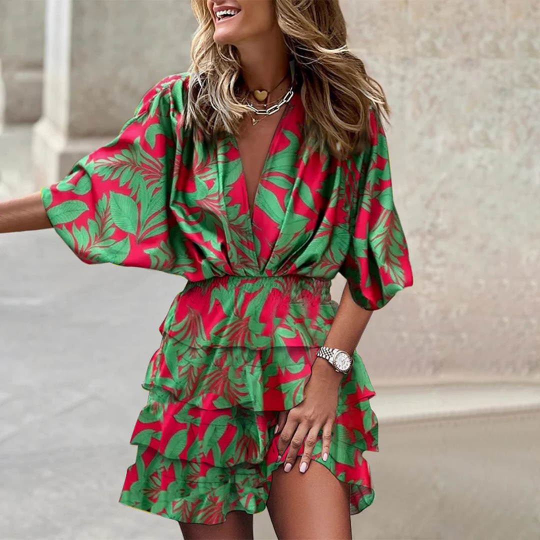 Agathe – Robe Mini Femme Chic et Décontractée 3