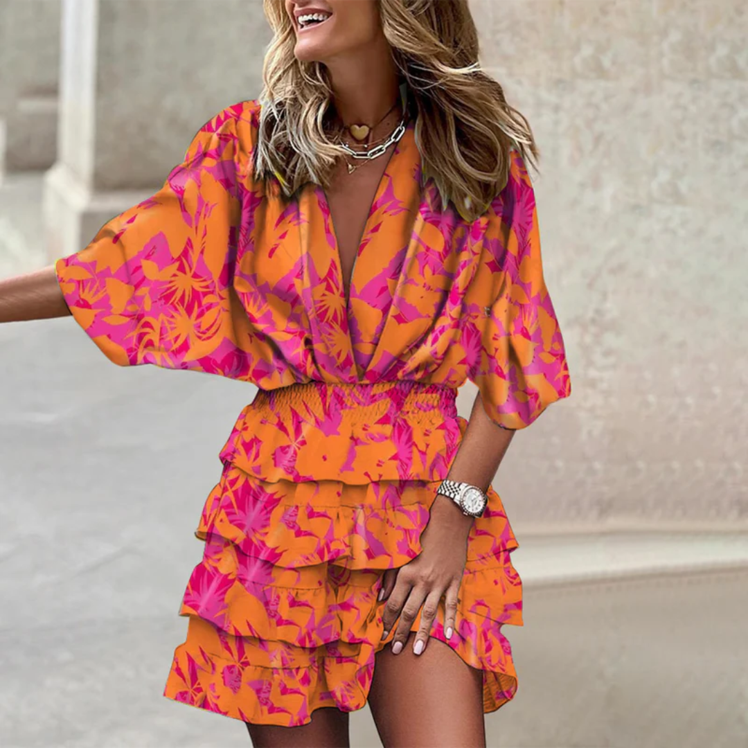 Agathe – Robe Mini Femme Chic et Décontractée 5