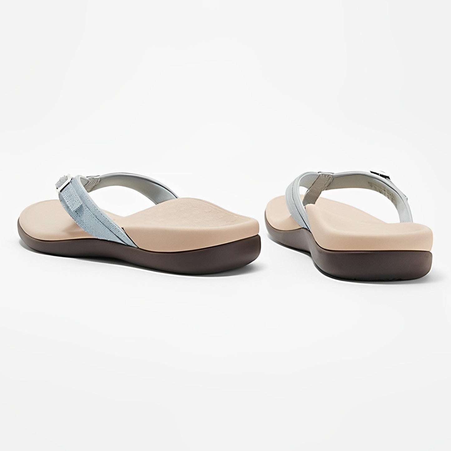Amélie - Sandales d'été orthopédiques pour femmes Bleu clair