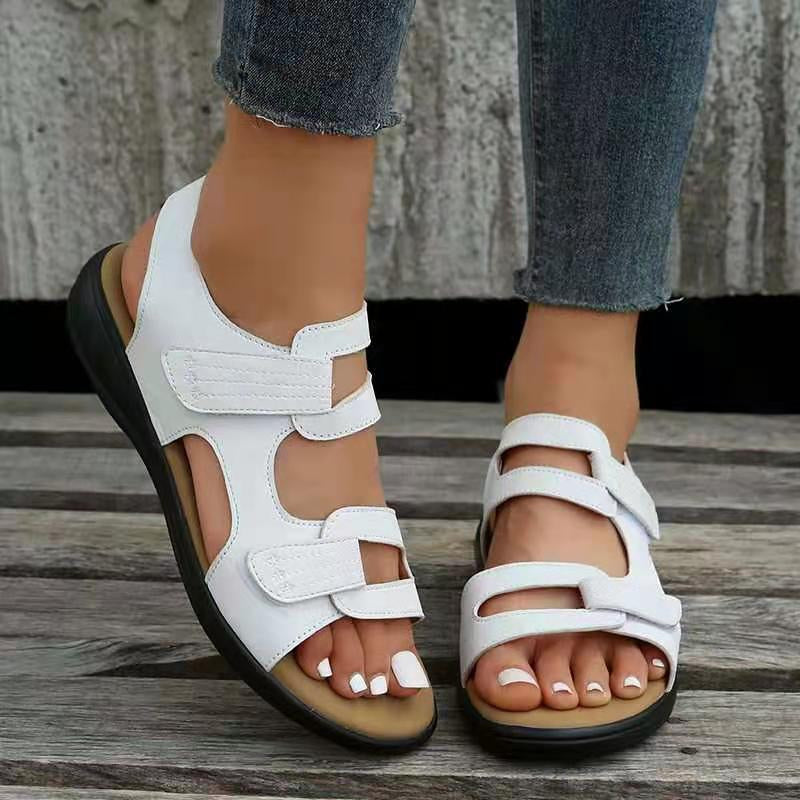 Angélique - Sandales orthopédiques de loisirs Blanc