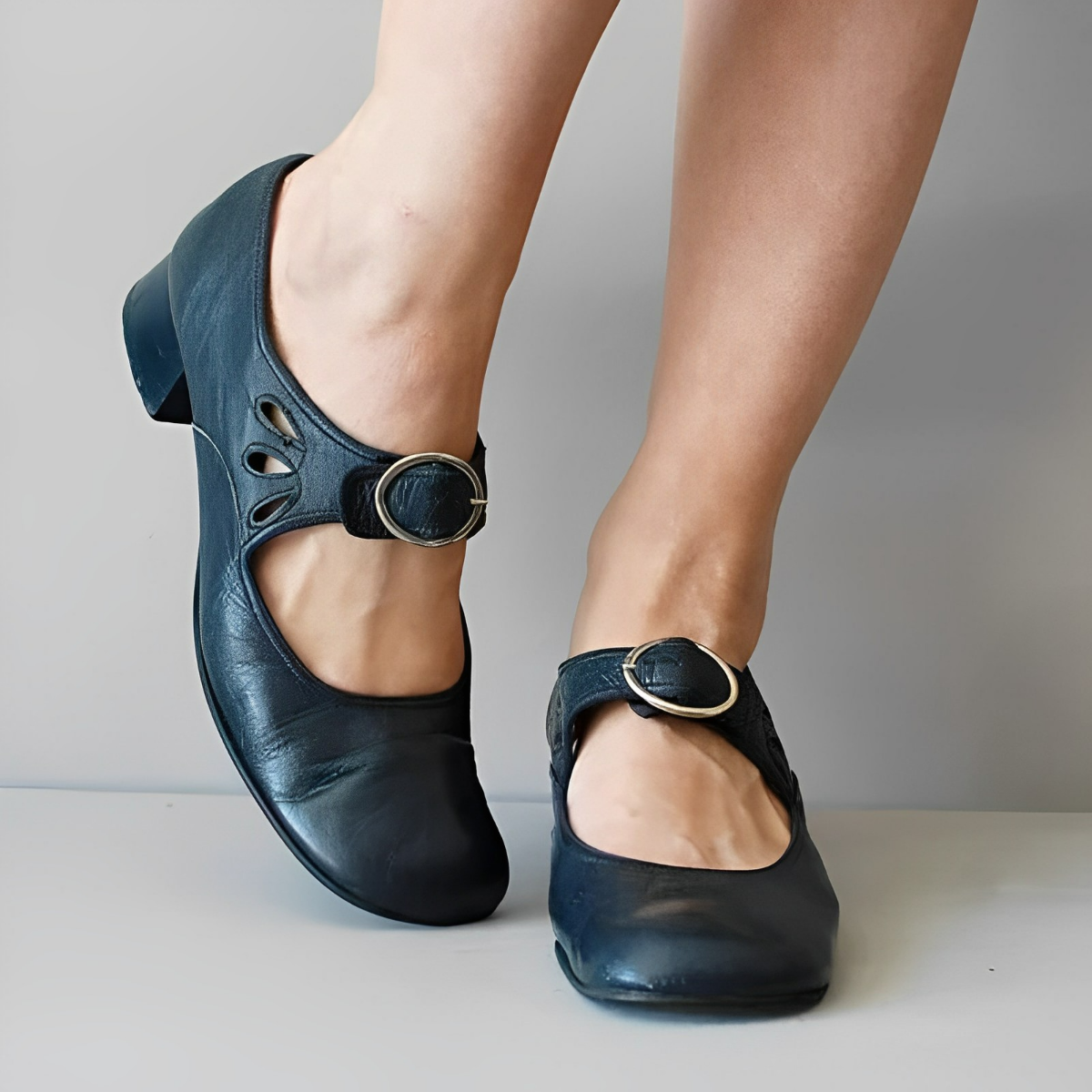 Aurélie - Boucle Shallow Chaussures individuelles Bleu