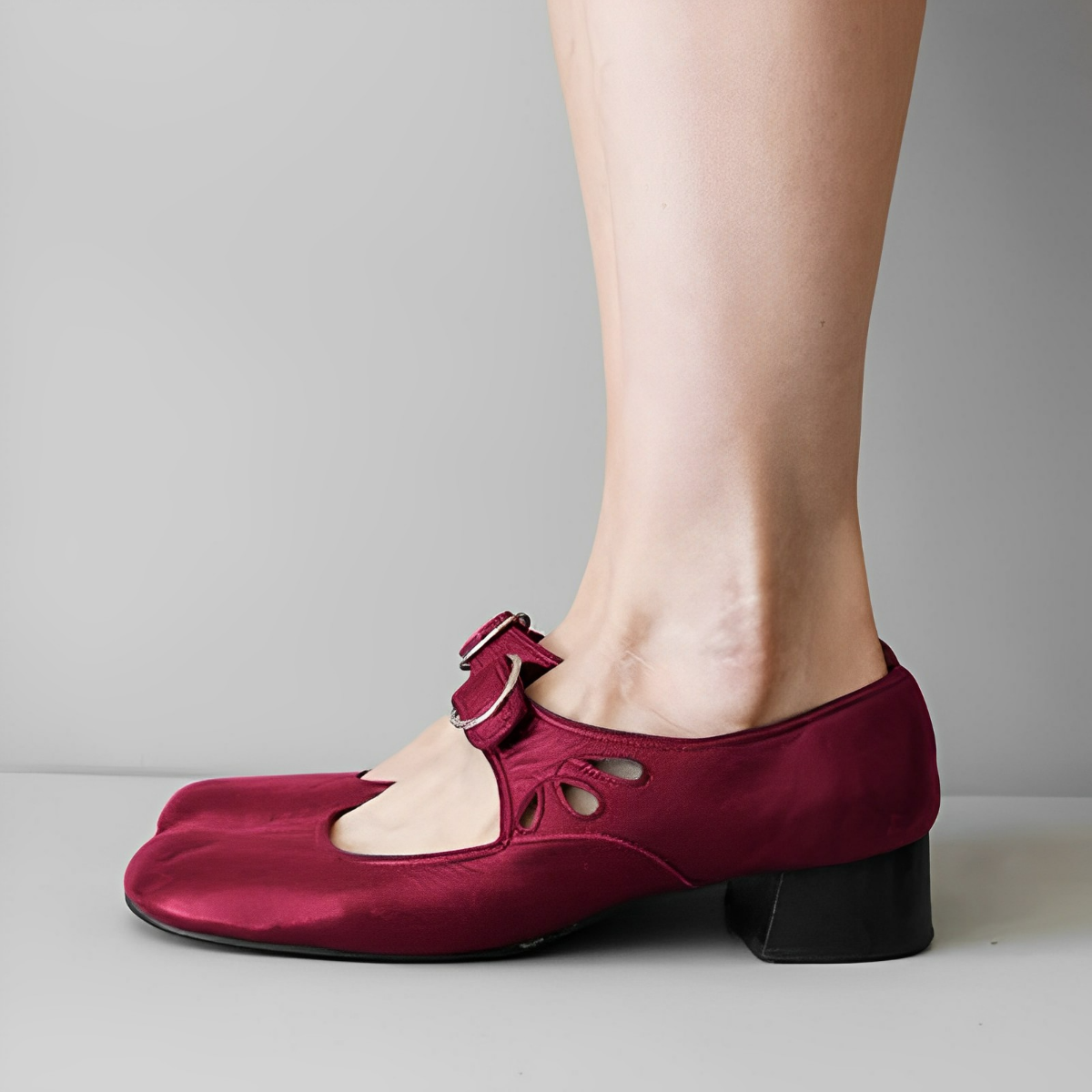 Aurélie - Boucle Shallow Chaussures individuelles Rouge 1