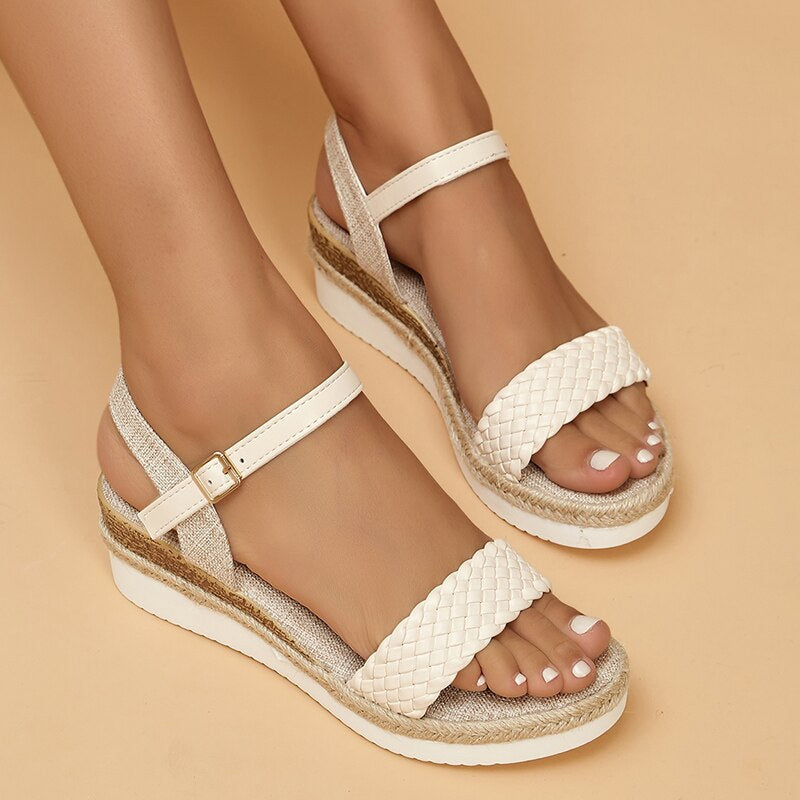 Axelle - Sandales orthopédiques à bride cheville Beige 4