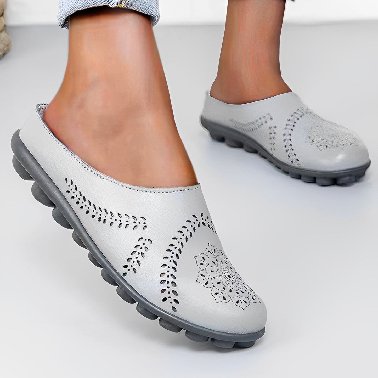 Bénédicte - Damen Etch Loafers Gris