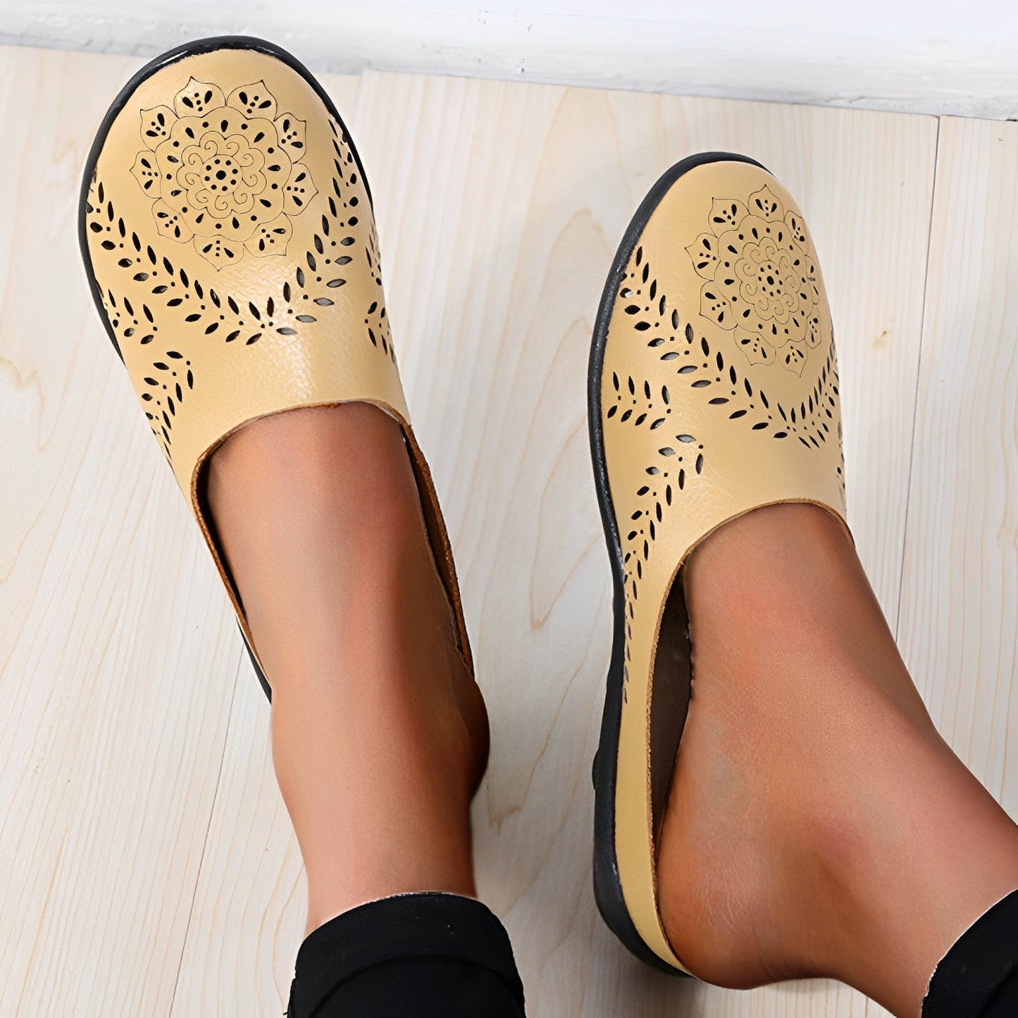 Bénédicte - Damen Etch Loafers Jaune