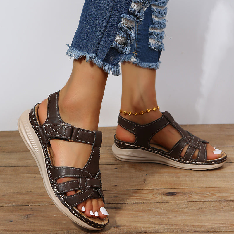 Bérénice - Ballenzehenkorrektur Ortho Sandalen Marron 1