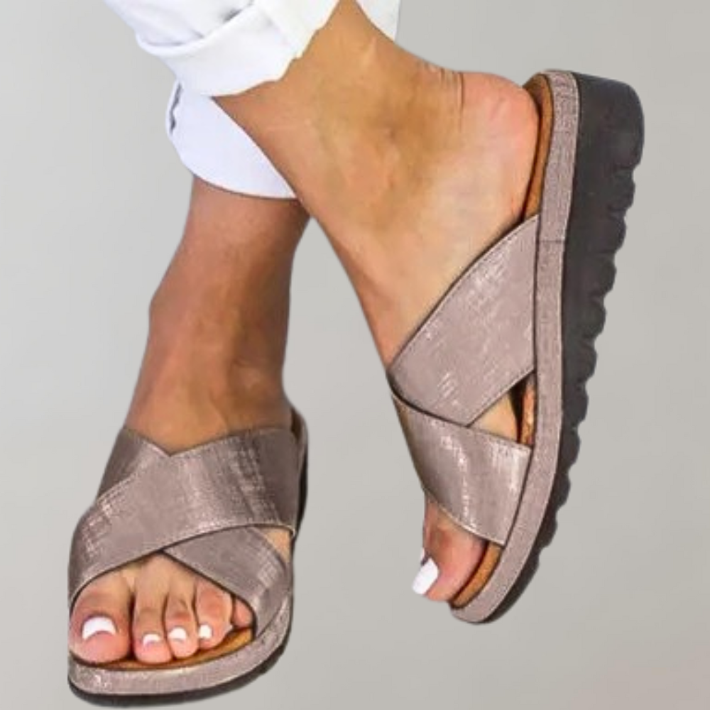 Baptista - Chaussons confortables pour femmes L'or rose