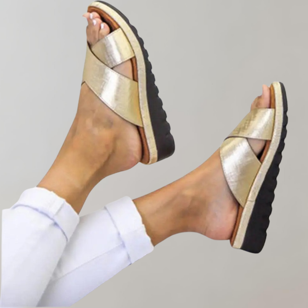 Baptista - Chaussons confortables pour femmes L'or rose