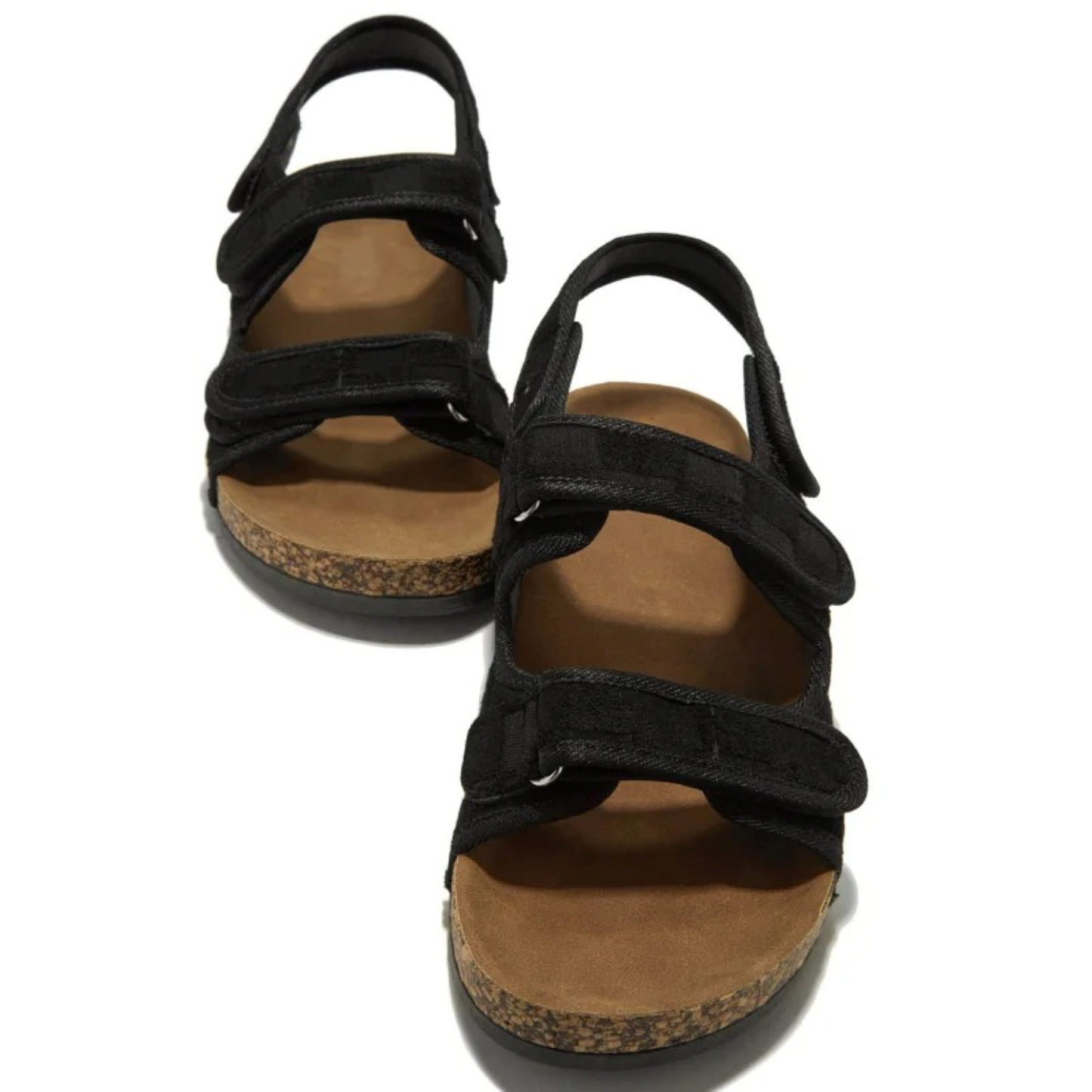 Bayana - Sandales orthopédiques pour femmes Noir