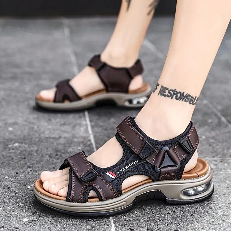 Billie - Sandales thérapeutiques orthopédiques Marron foncé