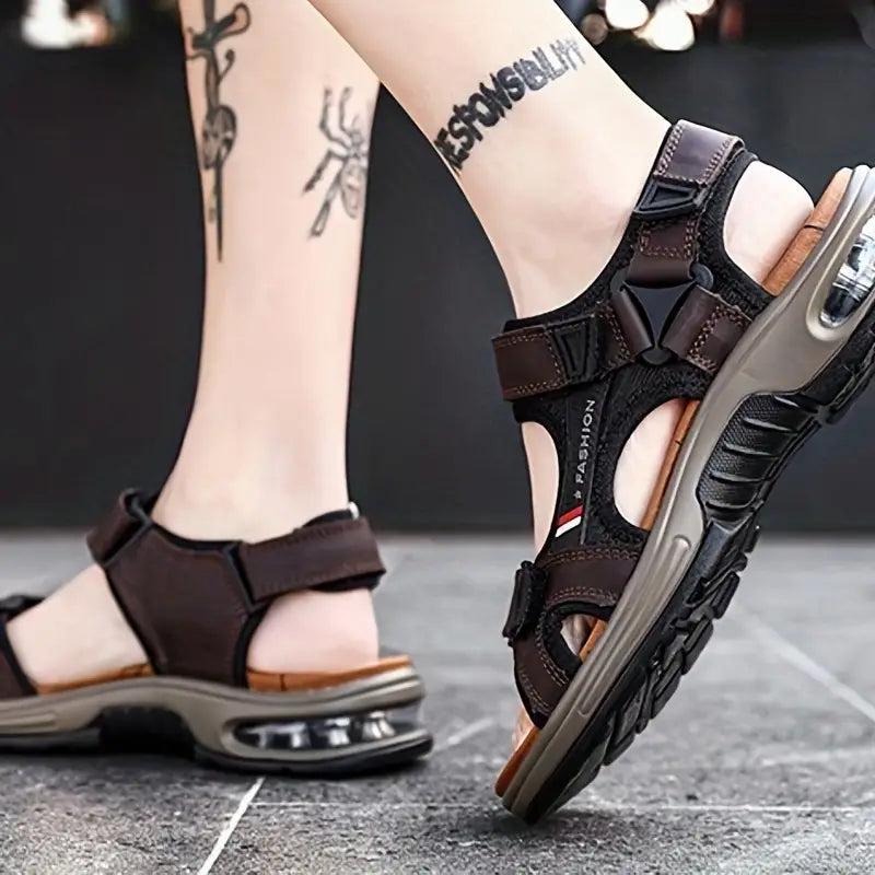 Billie - Sandales thérapeutiques orthopédiques Marron foncé