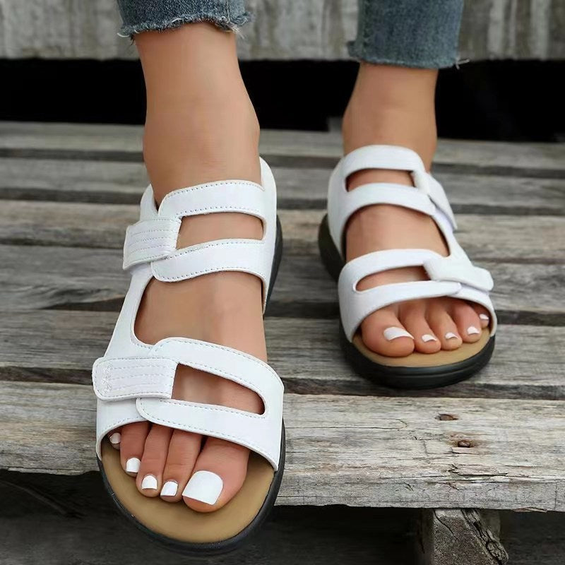 Blanche - Sandales orthopédiques de loisirs pour femmes Blanc