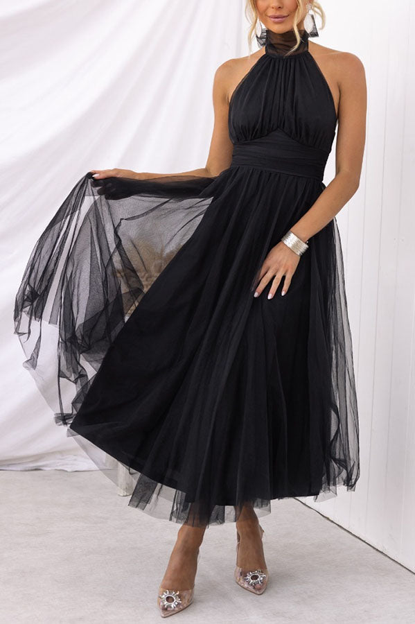 Camille - Robe de soirée à paillettes scintillantes Noir 1