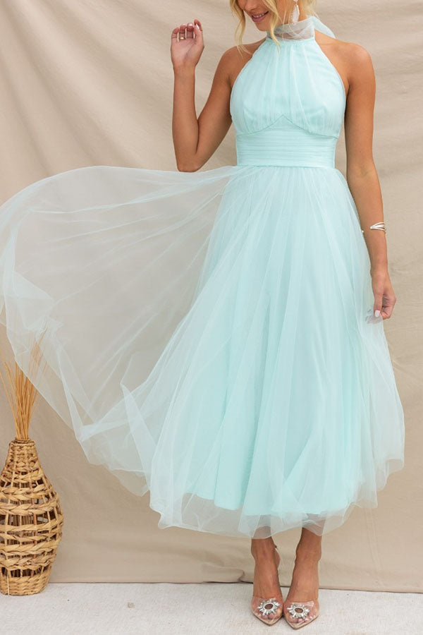 Camille - Robe de soirée à paillettes scintillantes Vert 1