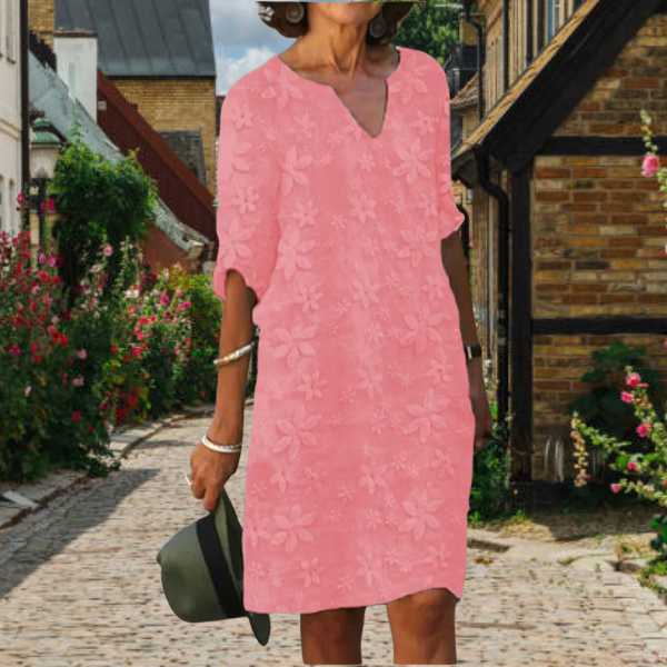 Charline - Robe élégante pour femme Rose