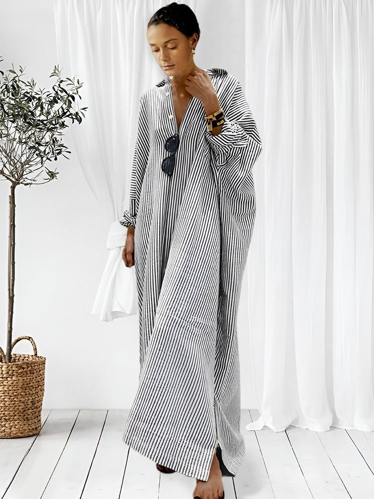Clara - Robe d'été décontractée et confortable pour femmes Noir 3