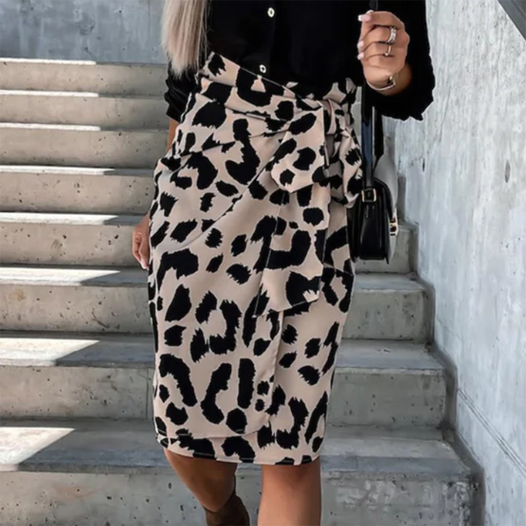 Débora – Jupe Femme Imprimé Léopard Tendance et Sulfureuse EHLEYR 3