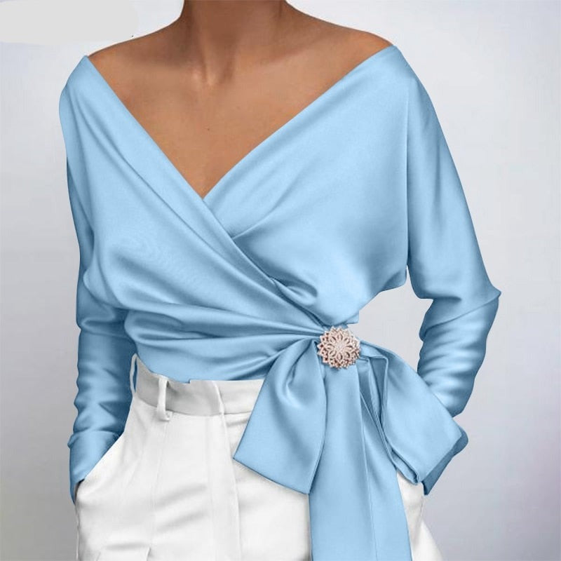 Denise – Blouse en Soie Femme Élégante et Légère 2