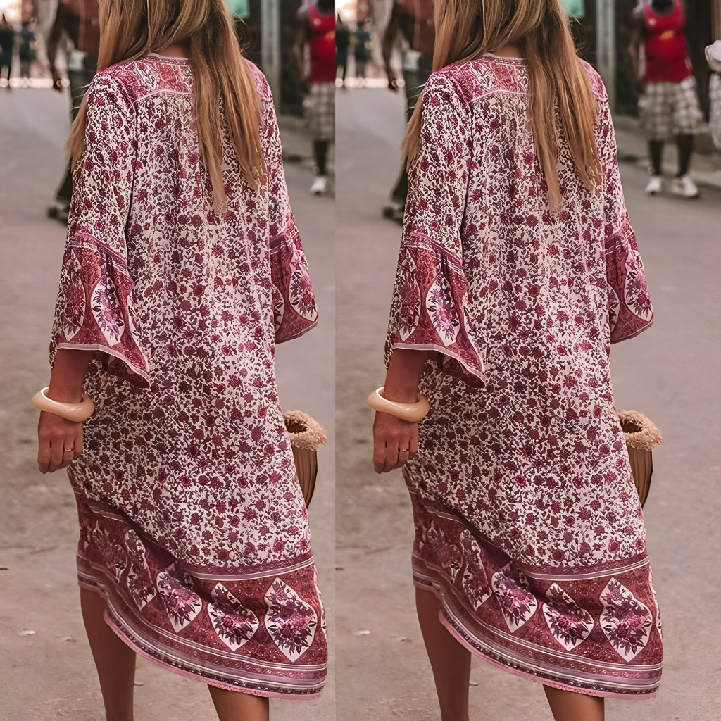Fabienne – Robe Bohème Chic Femme au Style Romantique 6