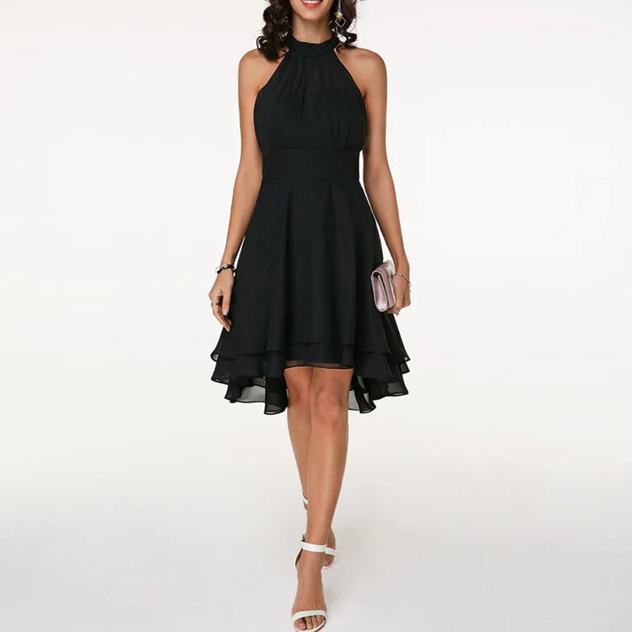 Faustine - Robe de cocktail élégante pour femme Noir