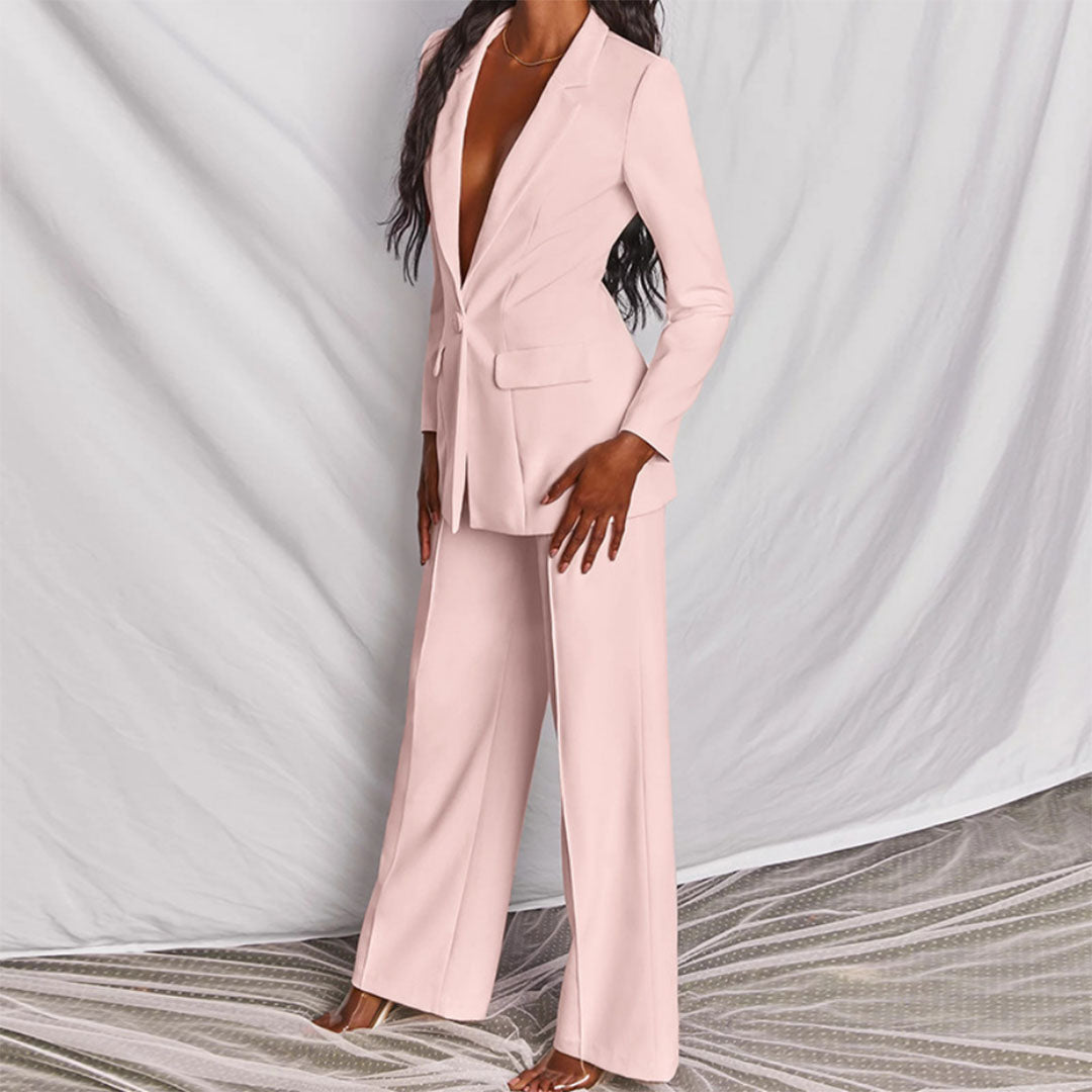 Flavie – Ensemble Femme Blazer avec Pantalon Élégant 2