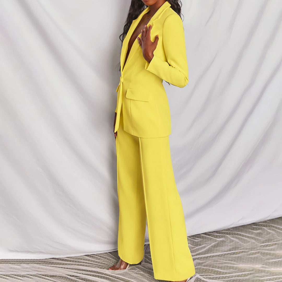 Flavie – Ensemble Femme Blazer avec Pantalon Élégant 4