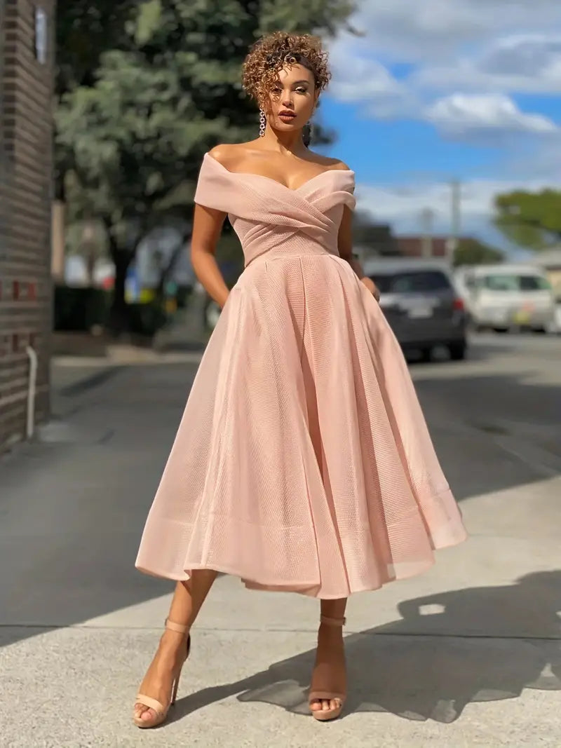 Flavie – Robe Demoiselle d’Honneur Élégante pour Jour Spécial 1
