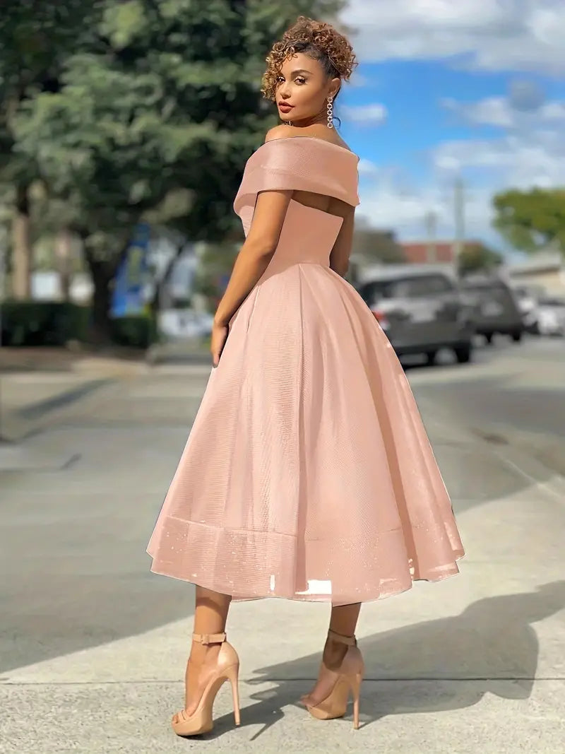 Flavie – Robe Demoiselle d’Honneur Élégante pour Jour Spécial 2