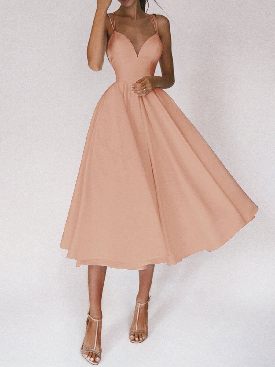 Flavie – Robe Élégante Femme avec Col en V Tendance 14