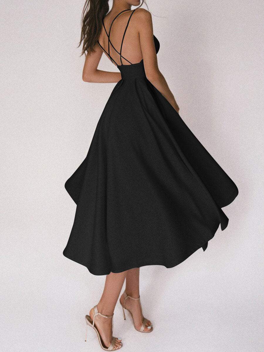 Flavie – Robe Élégante Femme avec Col en V Tendance 18