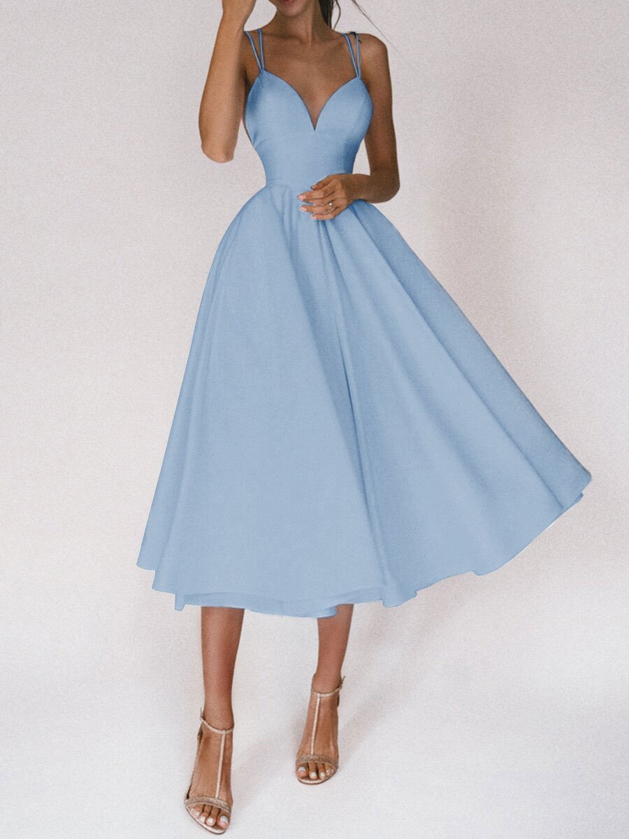 Flavie – Robe Élégante Femme avec Col en V Tendance 5
