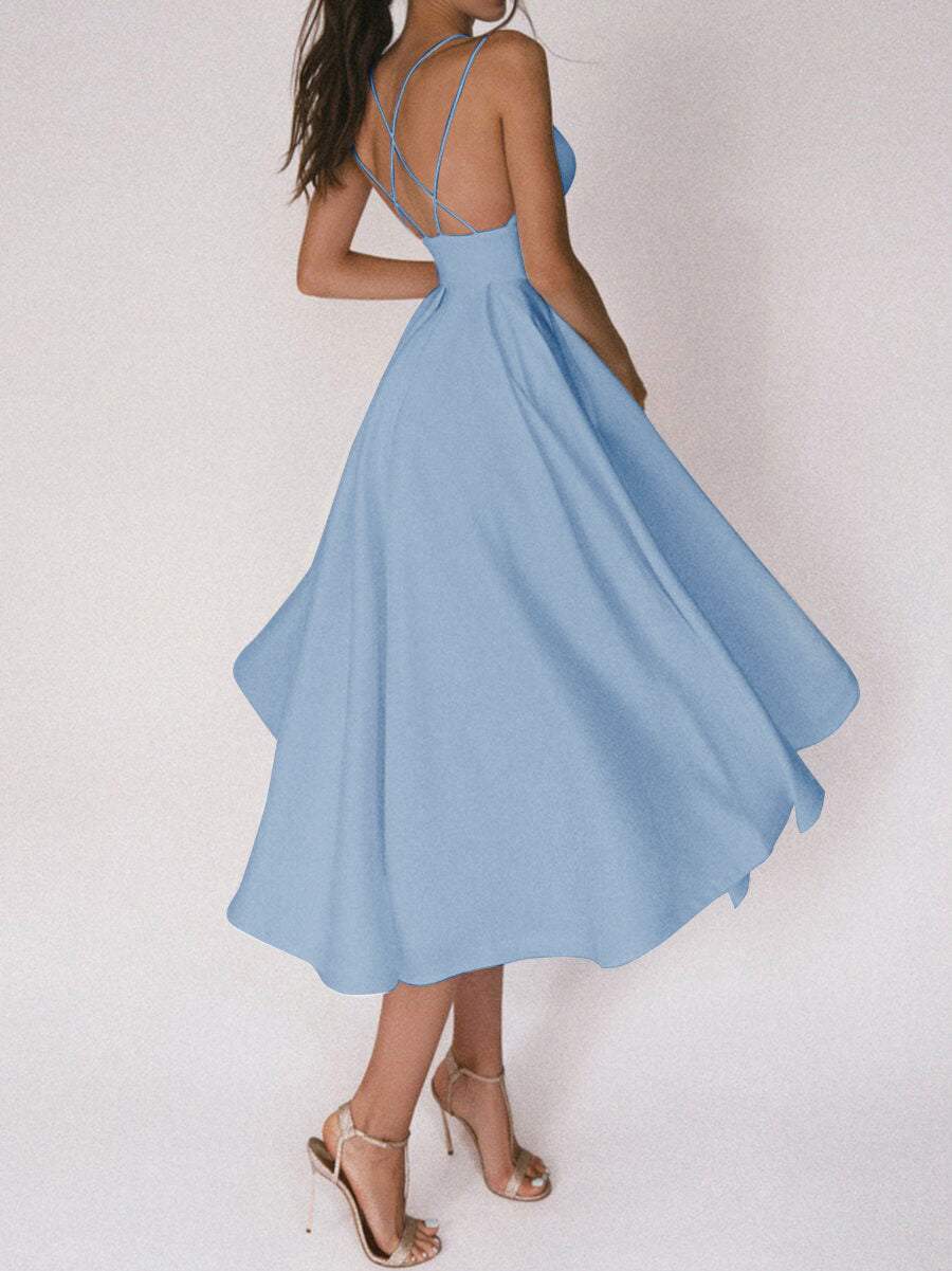Flavie – Robe Élégante Femme avec Col en V Tendance 6