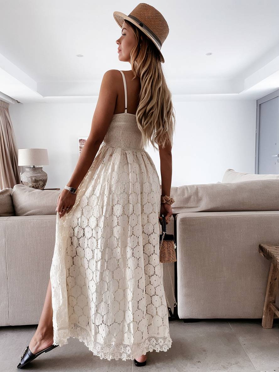 Giselle – Combinaison Dentelle Femme Bohème à Fines Brides 5