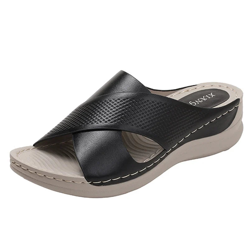 Gwendoline – Sandales Compensées Orthopédiques Femme Maintien et Élégance 5
