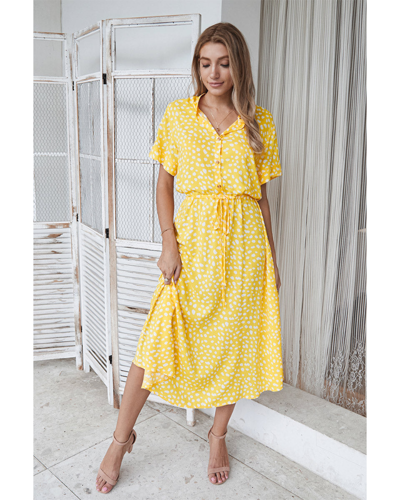 Héloïse – Robe d’Été Femme Imprimé à Pois Tendance 8