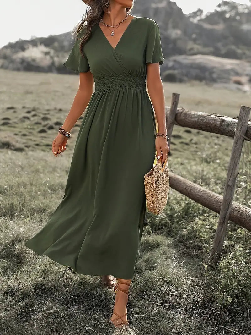 Héna - Robe d'été élégante pour femme Vert 4