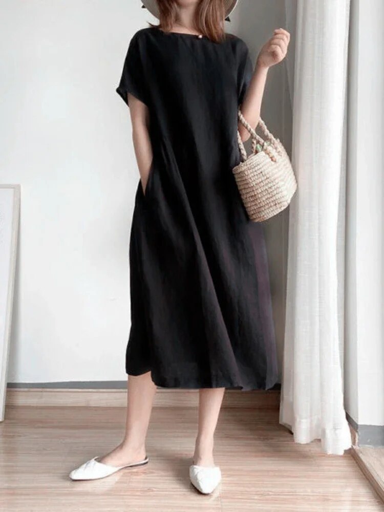 Hacina - Robe grande taille Noir