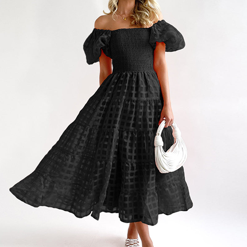 Hania - Robe de luxe Noir 4