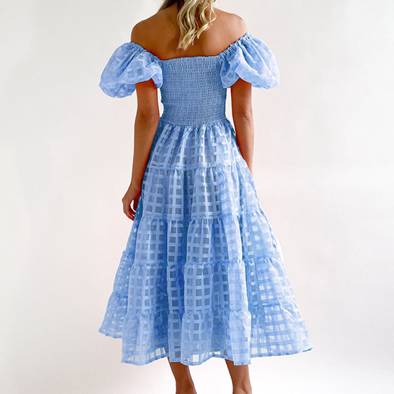 Harmonie - Robe maxi élégante Bleu 2