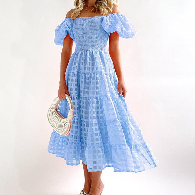 Harmonie - Robe maxi élégante Bleu 3