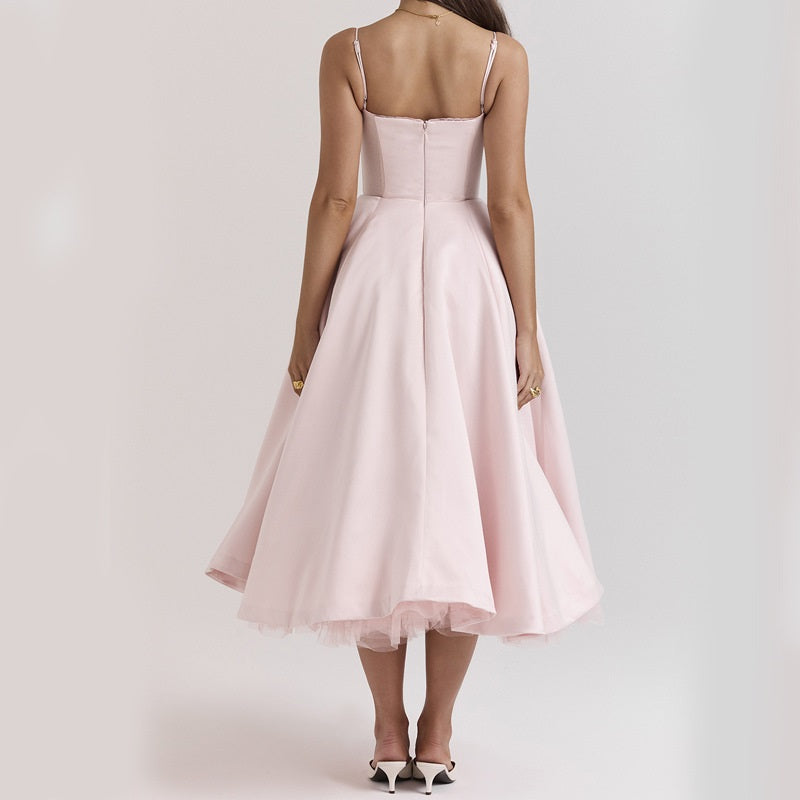 Hinda - Robe d'été pour femme Rose 4