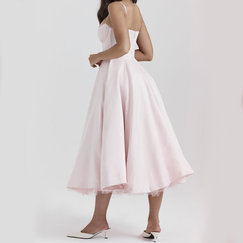 Hinda - Robe d'été pour femme Rose 9