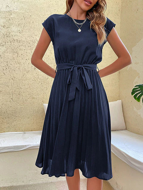 Huguette - Robe d'été élégante pour femme Saffier