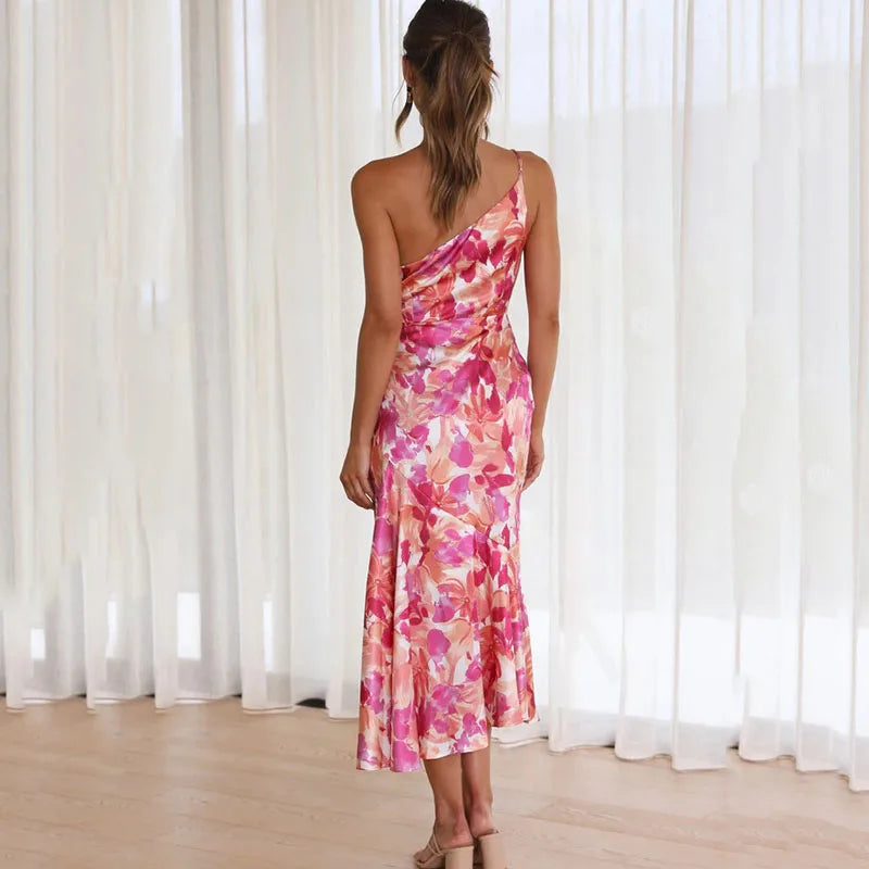 Huguette – Robe Asymétrique One Shoulder Élégante pour Femme 3