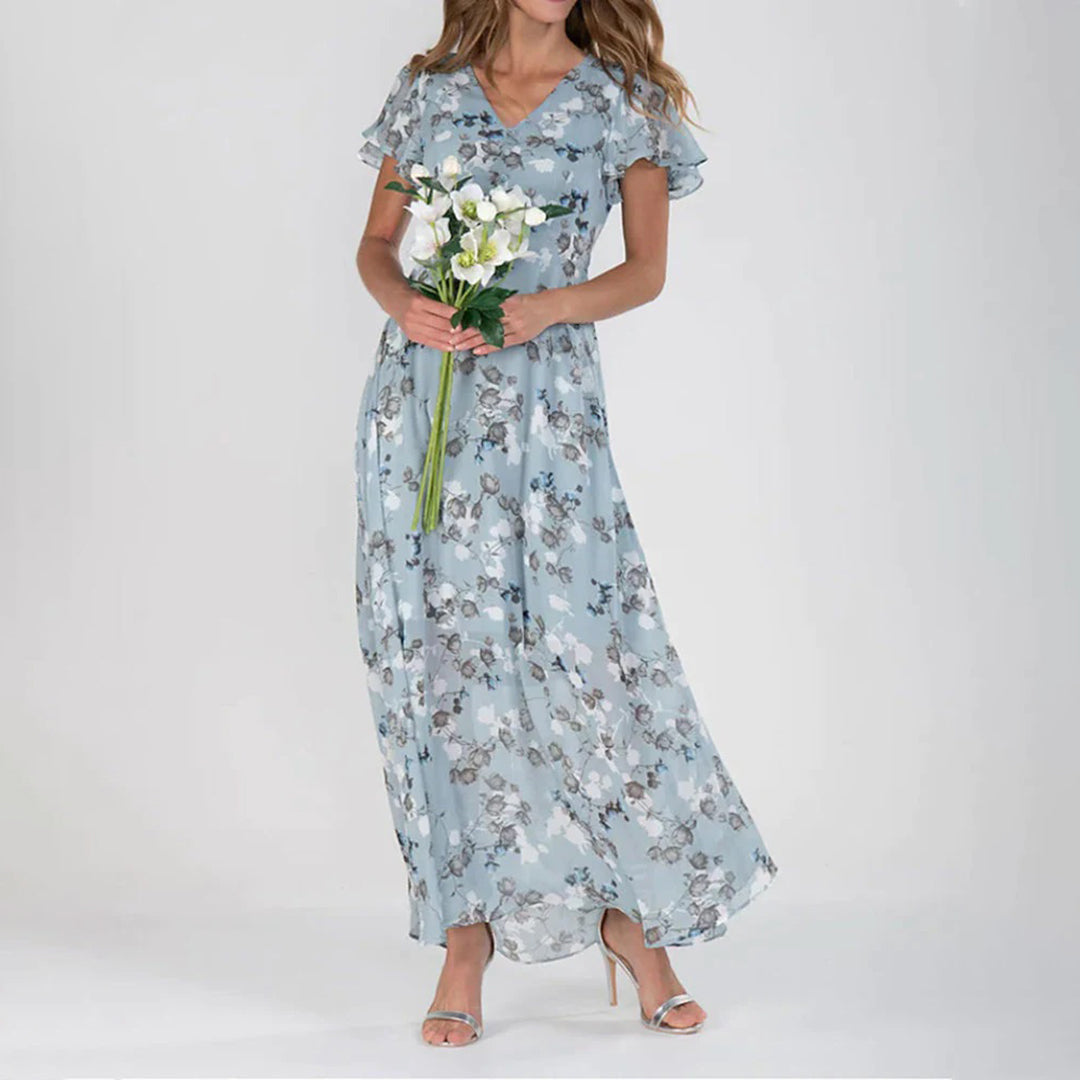 Ilda - Robe maxi élégante pour femme Bleu