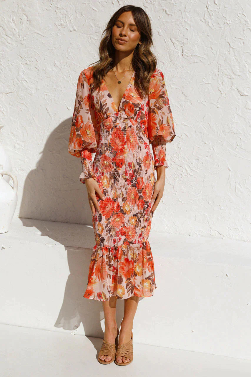 Iria - Robe d'été élégante haut de gamme L'Orange