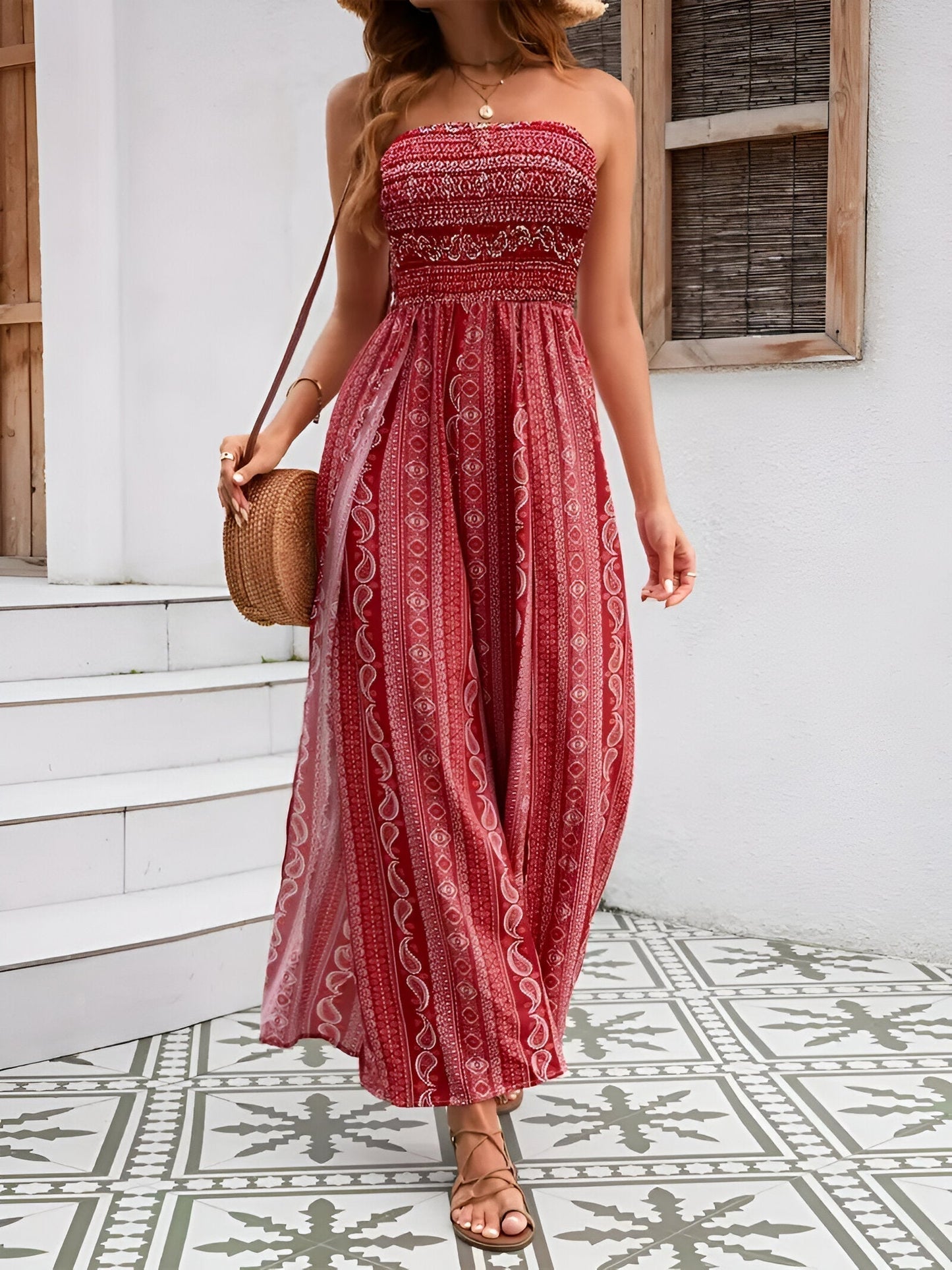 Johanna - L'élégance sans effort rencontre le boho chic Rouge 2