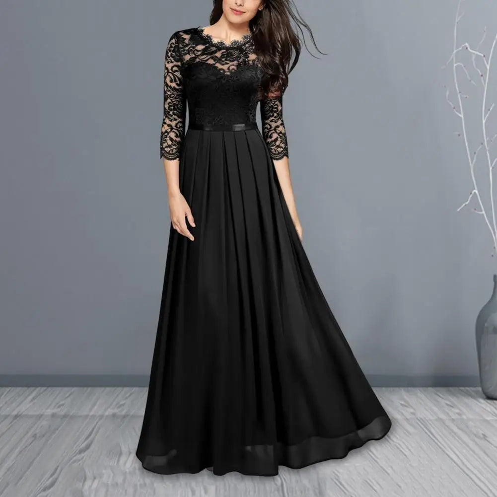 Judith - Robe de soirée élégance rubis Schwarz