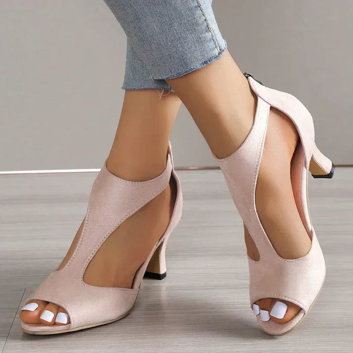 Kéliane - Escarpins Orthopédiques Femme Élégants et Confortables Rose