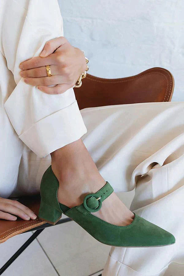 Kélyane - Chaussures à talons hauts pour femmes Vert